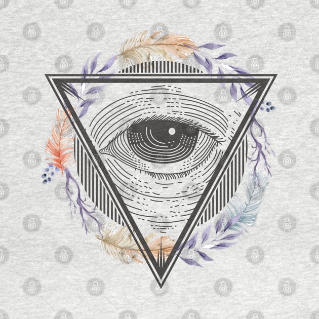 Boho Eye Art by BWXshirts